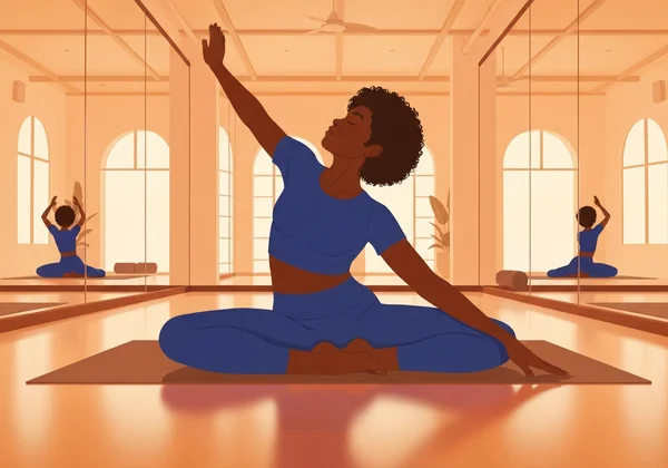 Professional managing anger in a modern office