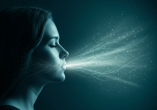 Person practicing calming breathing to manage anger