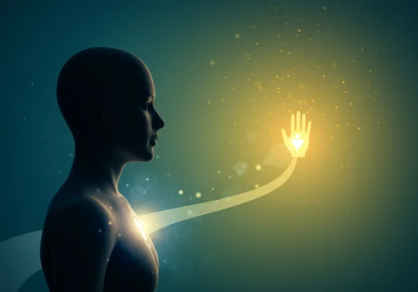 Person self-reflecting, leading to support and understanding